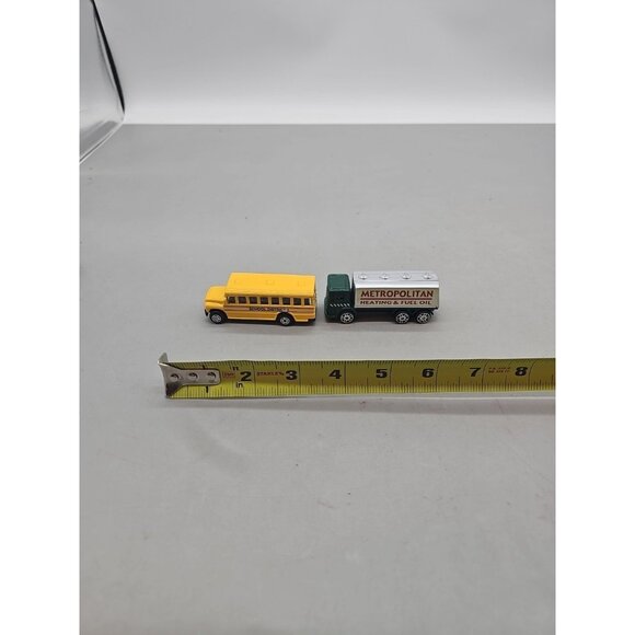 maisto Other - Maisto Gas Tanker Leyland‎ Metropolitan Heating & Fuel Oil 1/64 & School Bus